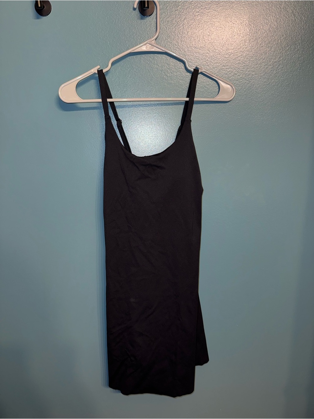 Classic Black Spaghetti Strap Dress